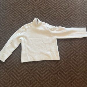 H&M Cream Oversized Cowl Neck Sweater